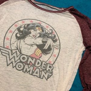 Wonder Woman Baseball Tee